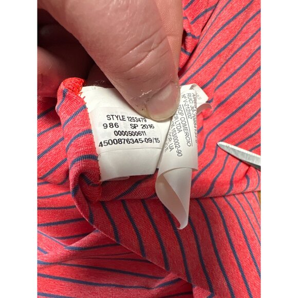 Under Armour HeatGear Loose Fit Striped Polo Shirt Men"s Size L - Picture 8 of 9